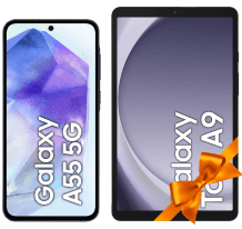 Samsung Galaxy A55 + Samsung Galaxy Tab A9