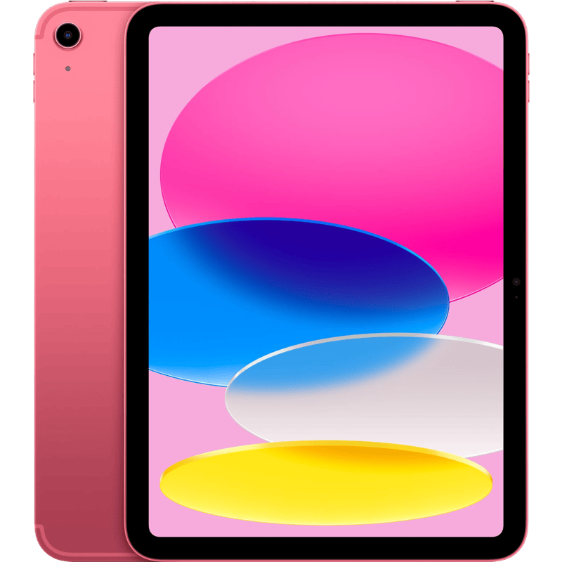 iPad 11″ (A16) eSIM 5G różowy front i tył