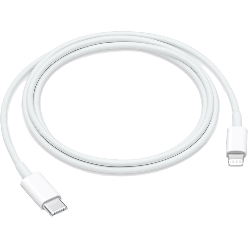 Kabel Apple USB-C Lightning 1m biały ogółem