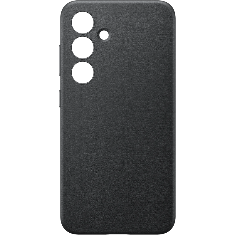 Etui Samsung Vegan Leather Case do Samsung Galaxy S24 5G tył, wariant czarny