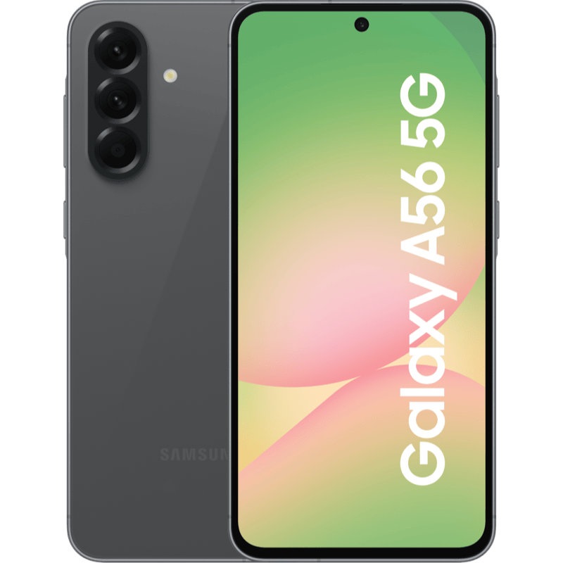 Samsung Galaxy A56 5G 8/256GB grafitowy front i tył