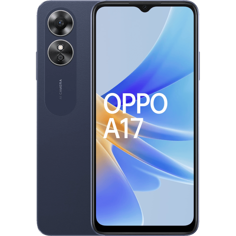 OPPO A17 granatowy front