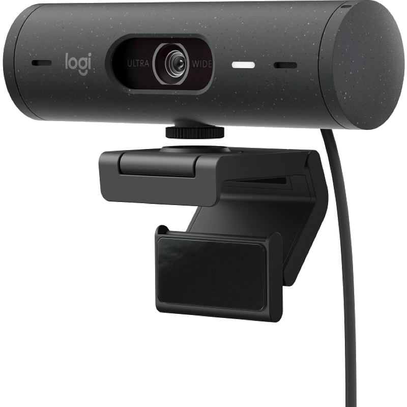 Kamera internetowa Logitech Brio 505 grafitowa dla biznesu grafitowa front otwarty