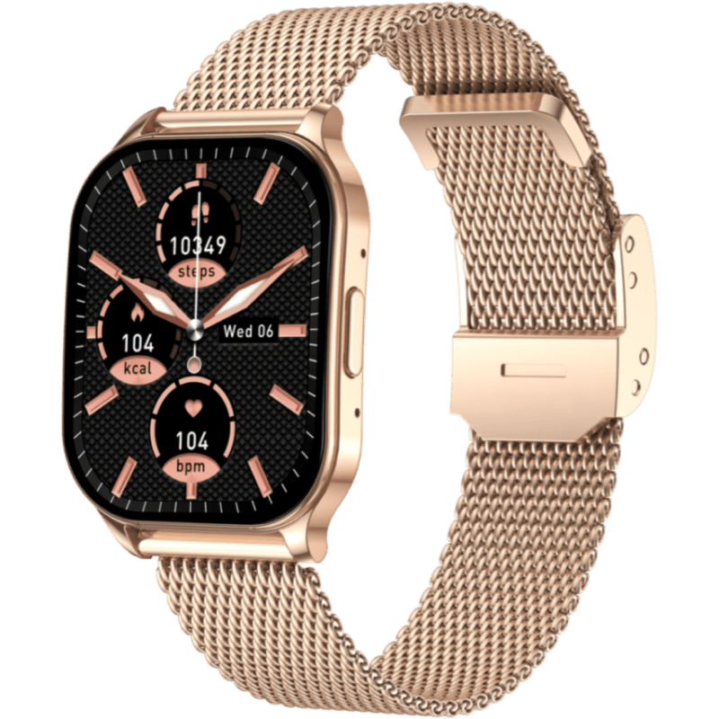 WG Smartwatch Airflex One  złoty front lewy obrót