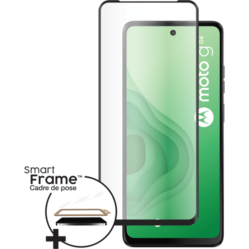 Szkło ochronne z Smart Frame Motorola moto G04 BB front