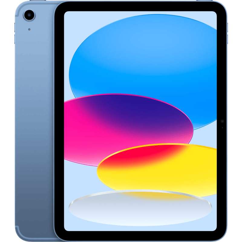 iPad 11″ (A16) eSIM 5G niebieski front i tył