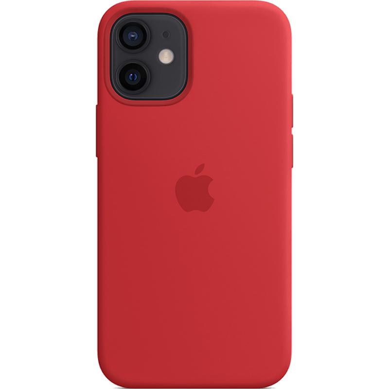 Etui Silicone Apple Case z MagSafe iPhone 12 Mini Czerwone