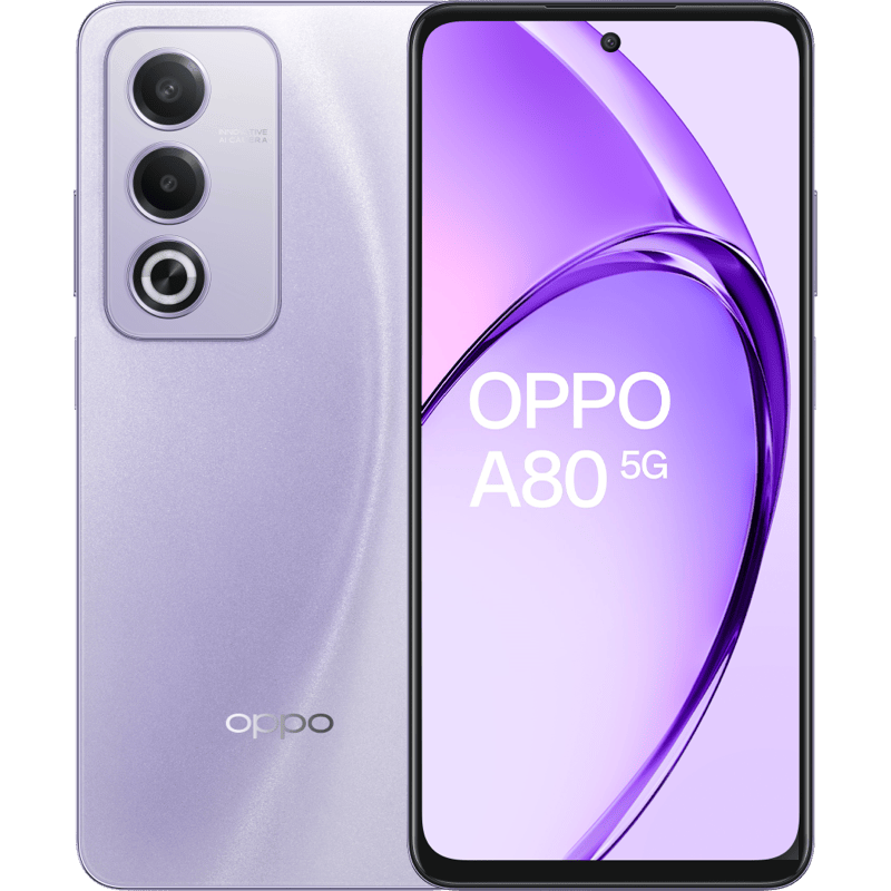 OPPO A80 5G 8/256 GB fioletowy front