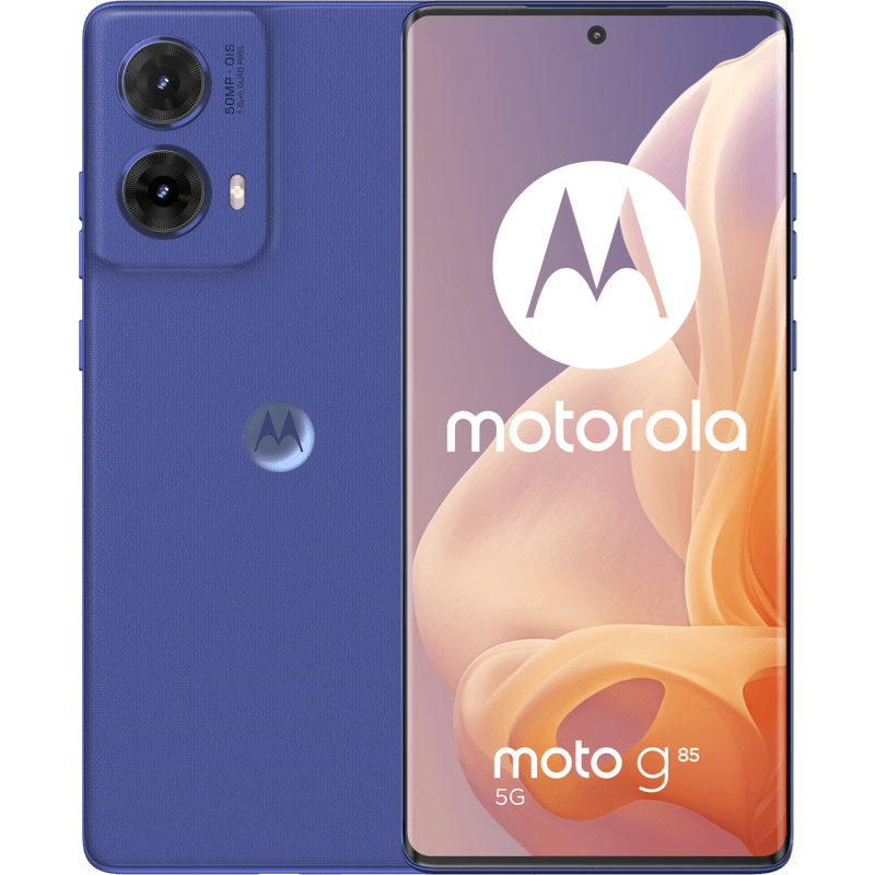 Motorola moto g85 5G 12/256GB fioletowy front i tył