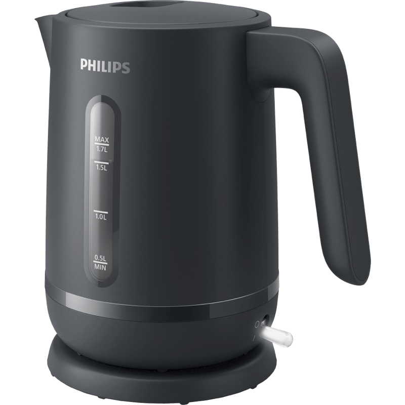 PHILIPS Czajnik Essentials Collection czarny HD9314/91 czarny front lewy skos