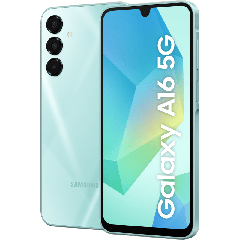 Samsung Galaxy A16 5G 4/128 GB zielony front lewy obrót