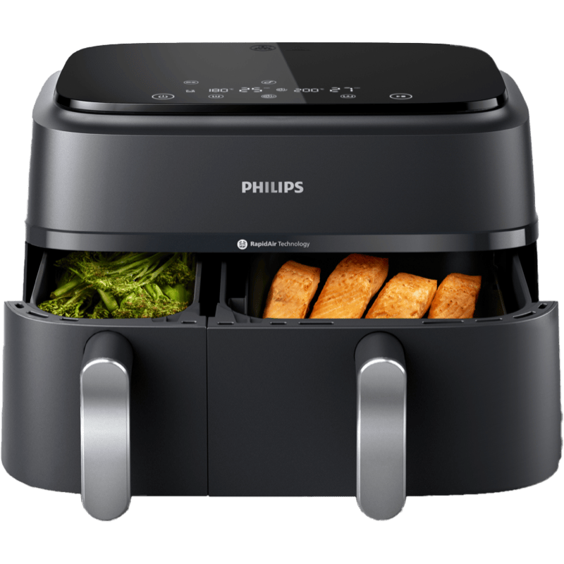 PHILIPS Frytownica DualBasket 3000 NA351 czarna front