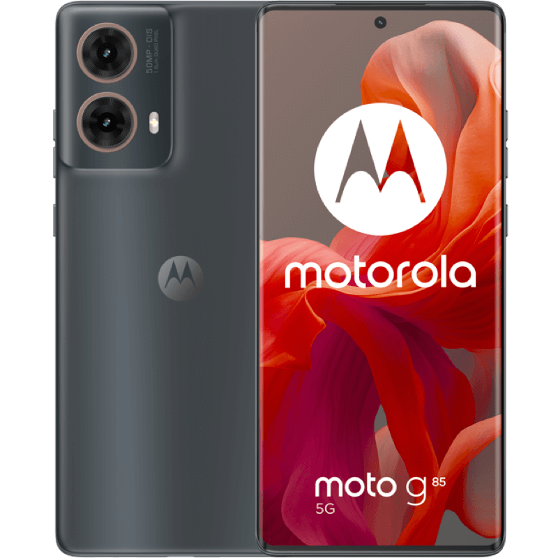 Motorola moto g85 5G 12/256GB szary front i tył