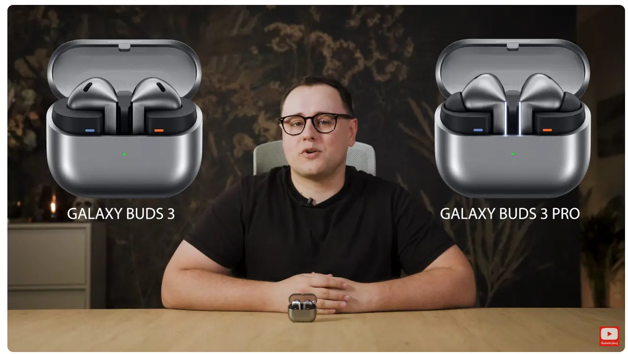 podgląd słuchawek Galaxy Buds3 i Buds3 Pro