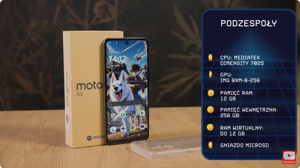 wydajność motorola moto g55 5g se